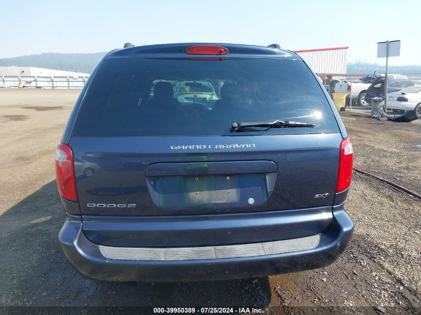 2007 Dodge Grand Caravan Sxt VIN: 2D4GP44L97R105287 Lot: 39950389