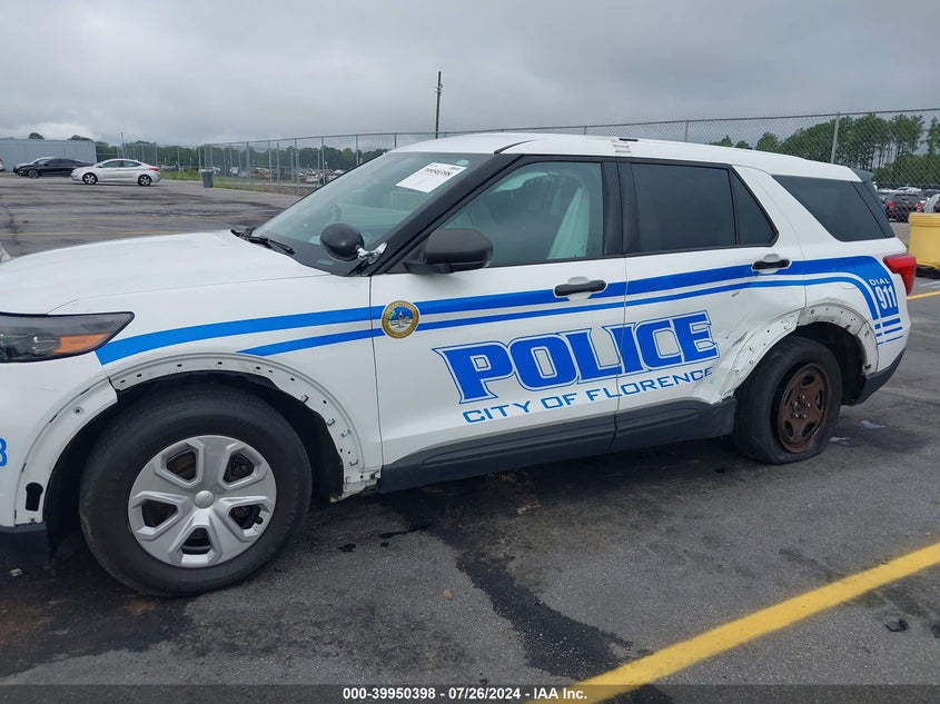 2020 FORD POLICE INTERCEPTOR UTILITY VIN: 1FM5K8AB8LGC51659