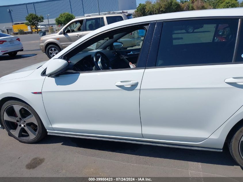 2018 Volkswagen Golf Gti 2.0T Autobahn/2.0T S/2.0T Se VIN: 3VW547AU8JM281013 Lot: 39950423
