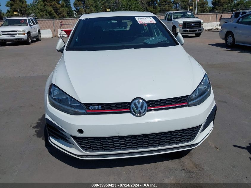 2018 Volkswagen Golf Gti 2.0T Autobahn/2.0T S/2.0T Se VIN: 3VW547AU8JM281013 Lot: 39950423