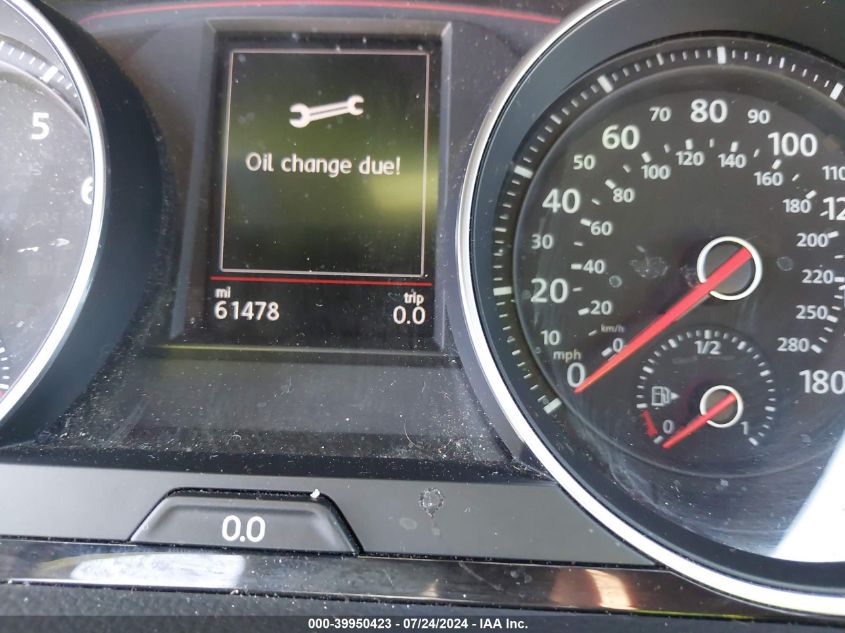 2018 Volkswagen Golf Gti 2.0T Autobahn/2.0T S/2.0T Se VIN: 3VW547AU8JM281013 Lot: 39950423