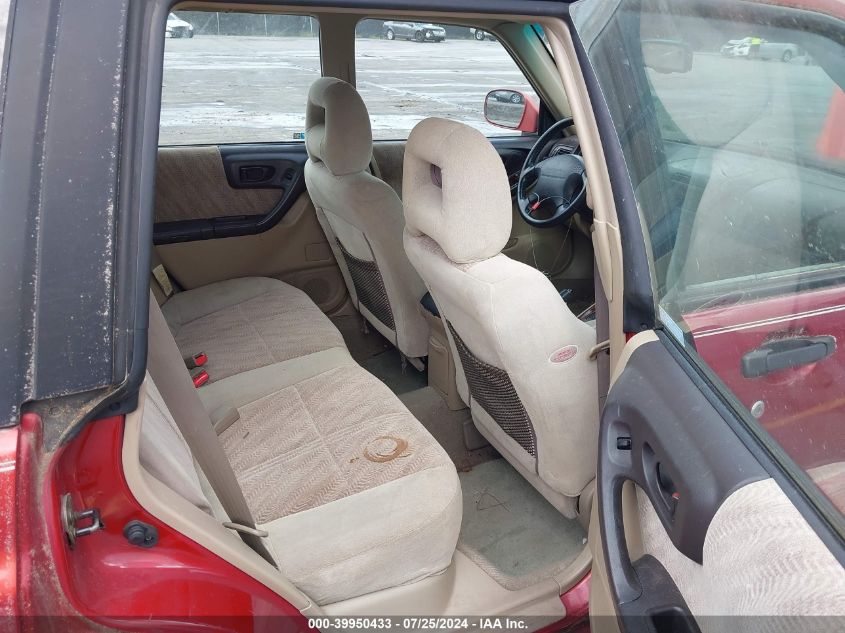 2001 Subaru Forester S VIN: JF1SF65681H701658 Lot: 39950433