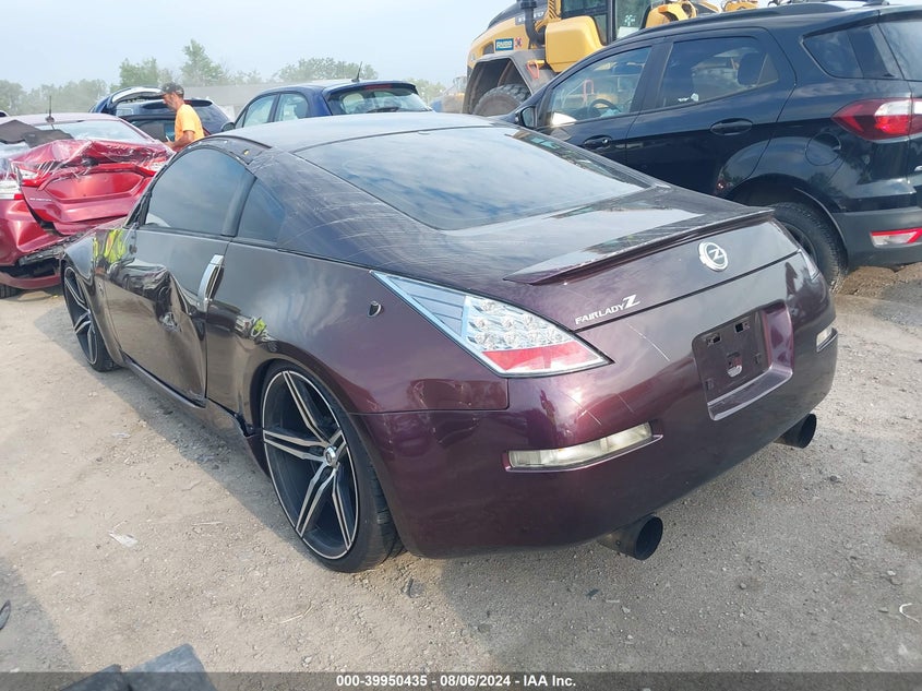 2006 Nissan 350Z VIN: JN1AZ34D36M310964 Lot: 39950435