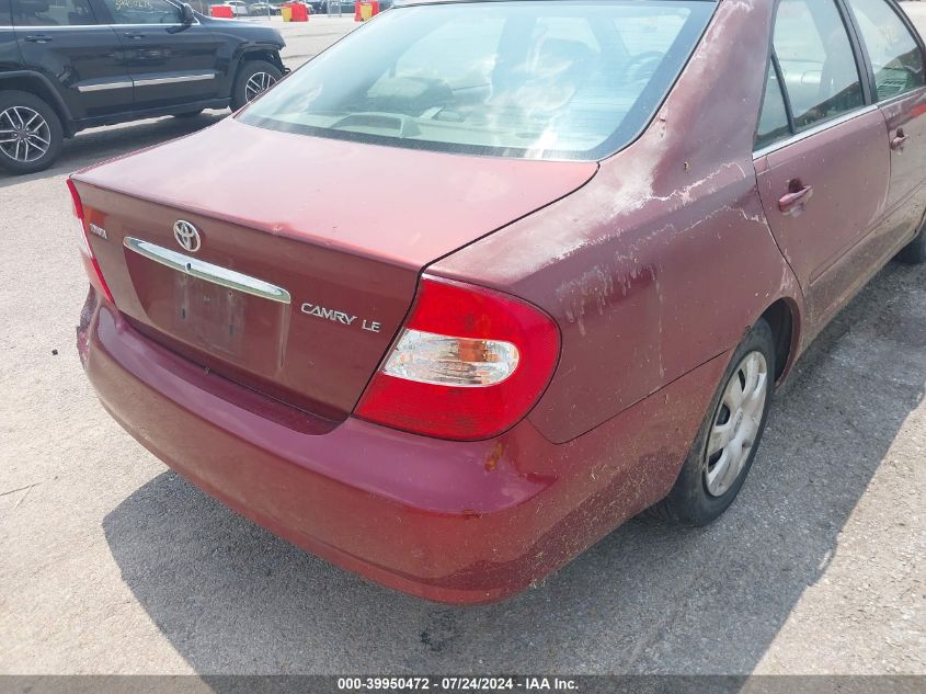 2004 Toyota Camry Le/Se/Std/Xle VIN: 4T1BE32K64U355369 Lot: 39950472