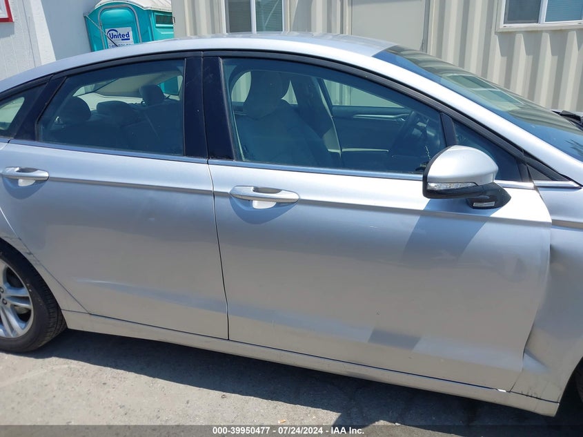 2018 Ford Fusion Se VIN: 3FA6P0HD2JR198004 Lot: 39950477