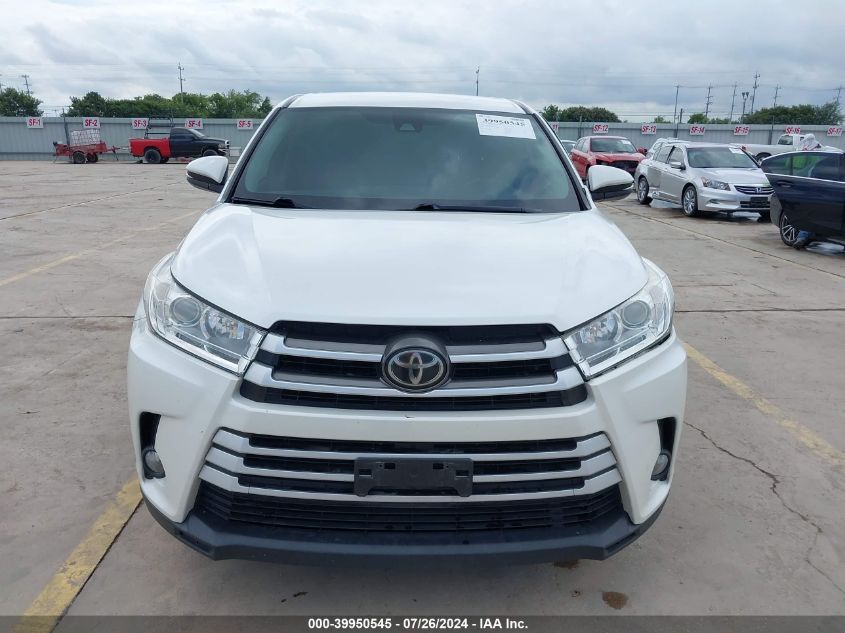 2019 Toyota Highlander Le Plus VIN: 5TDZZRFH1KS331524 Lot: 39950545