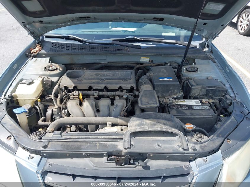 2010 Hyundai Sonata Gls VIN: 5NPET4AC6AH596877 Lot: 39950546