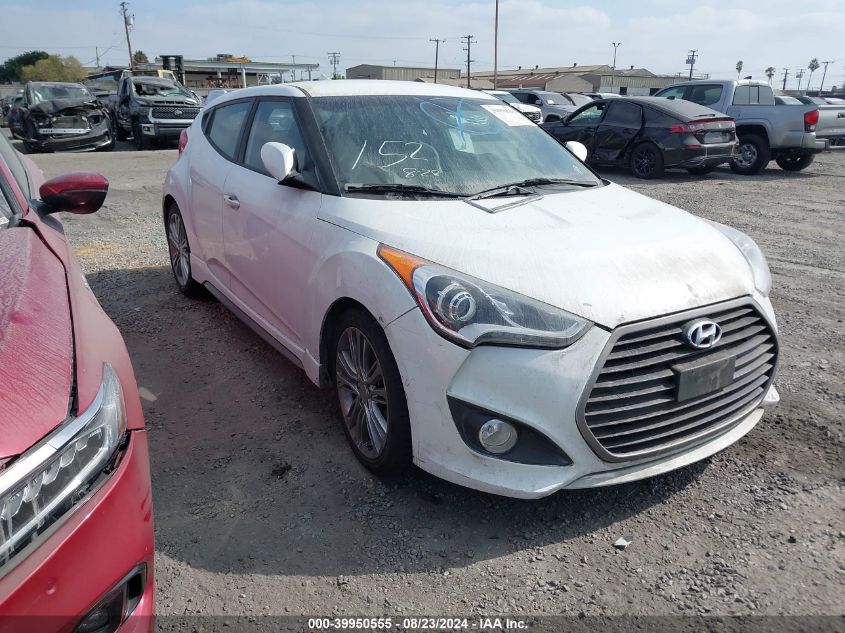 KMHTC6AE2GU289737 2016 Hyundai Veloster Turbo