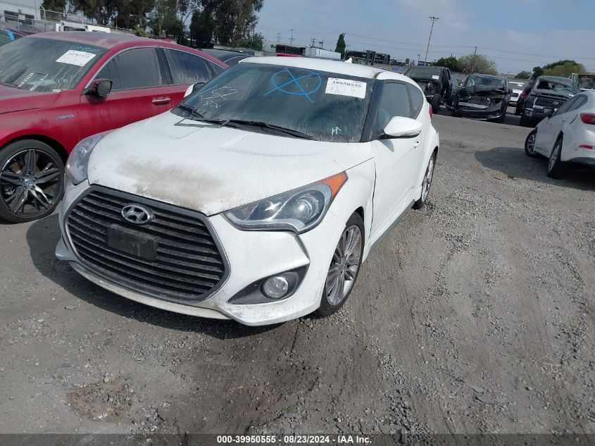 KMHTC6AE2GU289737 2016 Hyundai Veloster Turbo