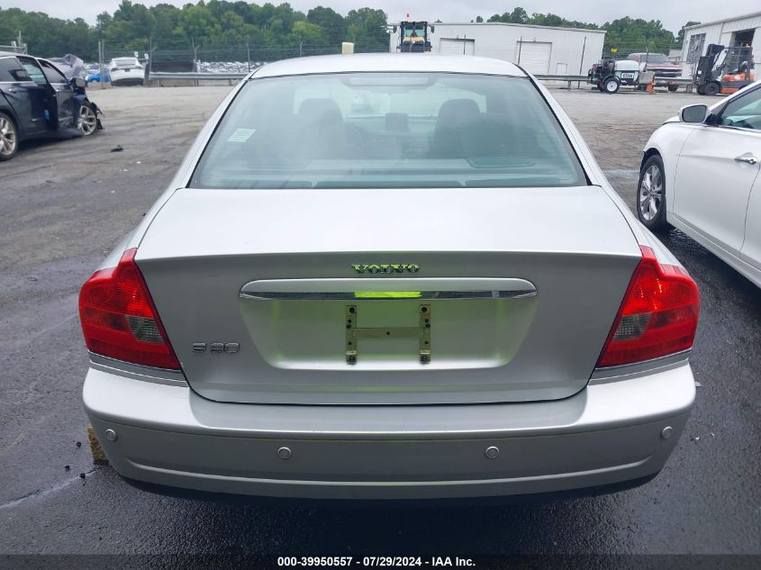 2005 Volvo S80 2.5T VIN: YV1TS592351414328 Lot: 39950557