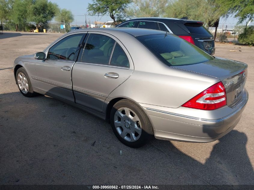 WDBRF54H86F796231 2006 Mercedes-Benz C 280 280