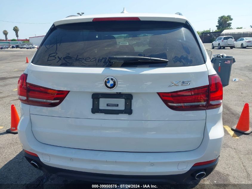2016 BMW X5 xDrive35I VIN: 5UXKR0C54G0S92332 Lot: 39950575