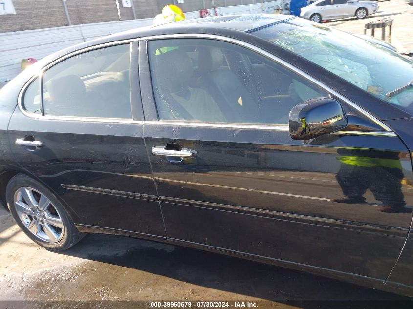 2005 Lexus Es 330 VIN: JTHBA30G255085291 Lot: 39950579
