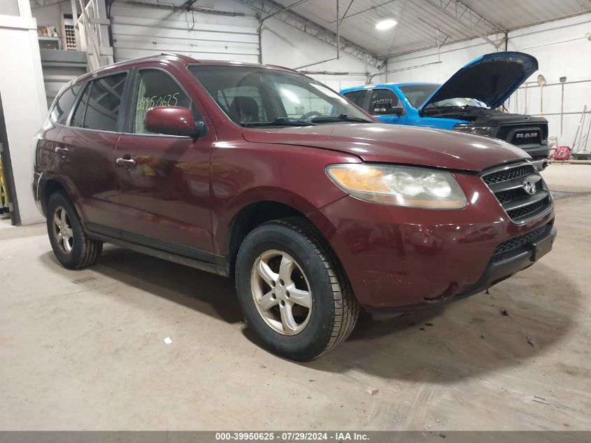 2007 Hyundai Santa Fe Gls VIN: 5NMSG13D87H094602 Lot: 39950625