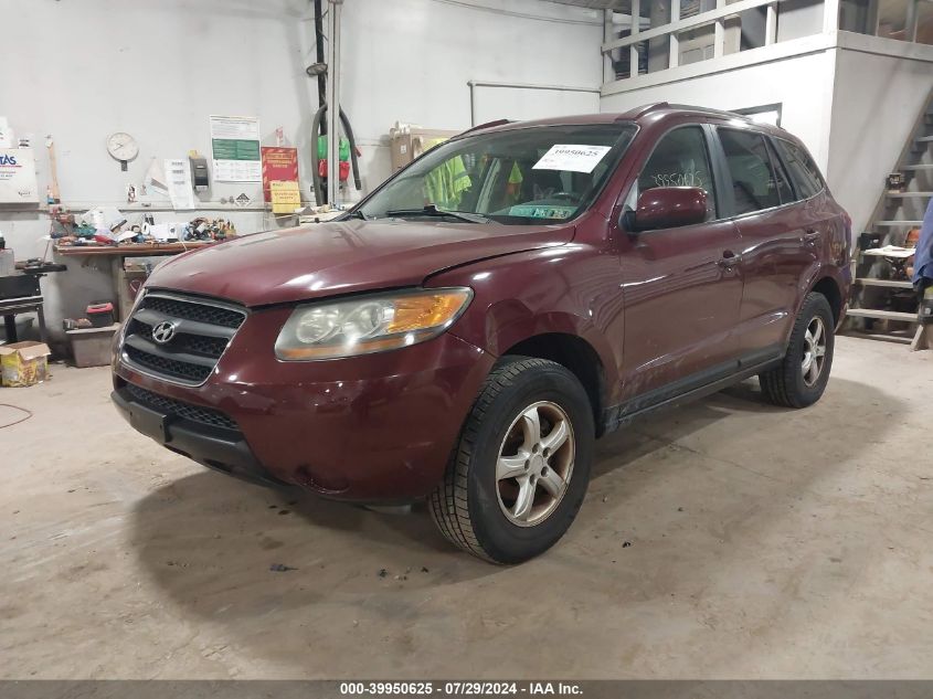 2007 Hyundai Santa Fe Gls VIN: 5NMSG13D87H094602 Lot: 39950625