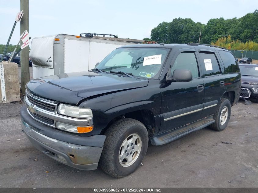 2005 Chevrolet Tahoe Ls VIN: 1GNEK13T05R196401 Lot: 39950632