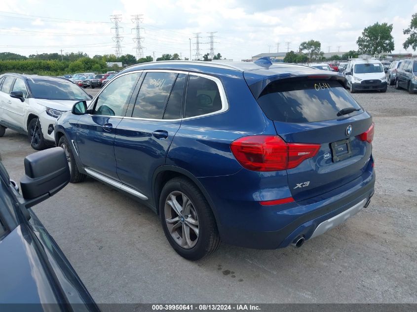 2019 BMW X3 XDRIVE30I - 5UXTR9C54KLP84570