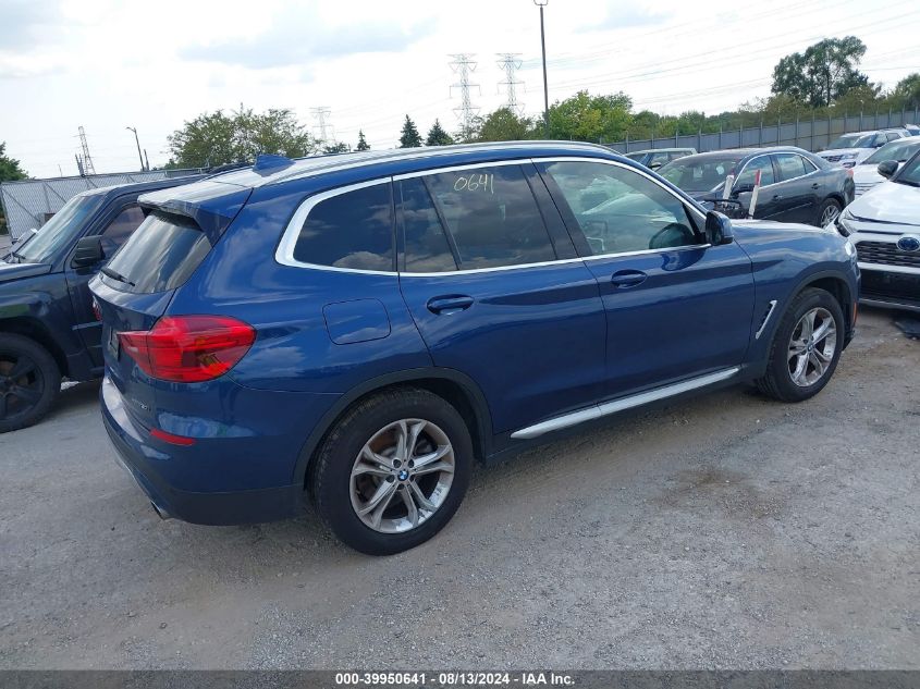 2019 BMW X3 XDRIVE30I - 5UXTR9C54KLP84570