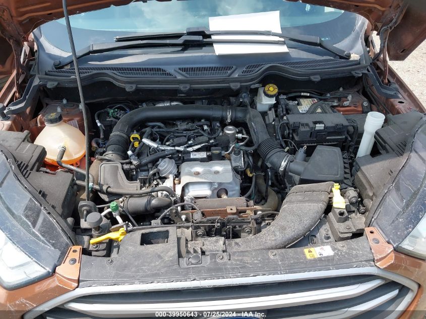 2018 Ford Ecosport Se VIN: MAJ3P1TEXJC205823 Lot: 39950643