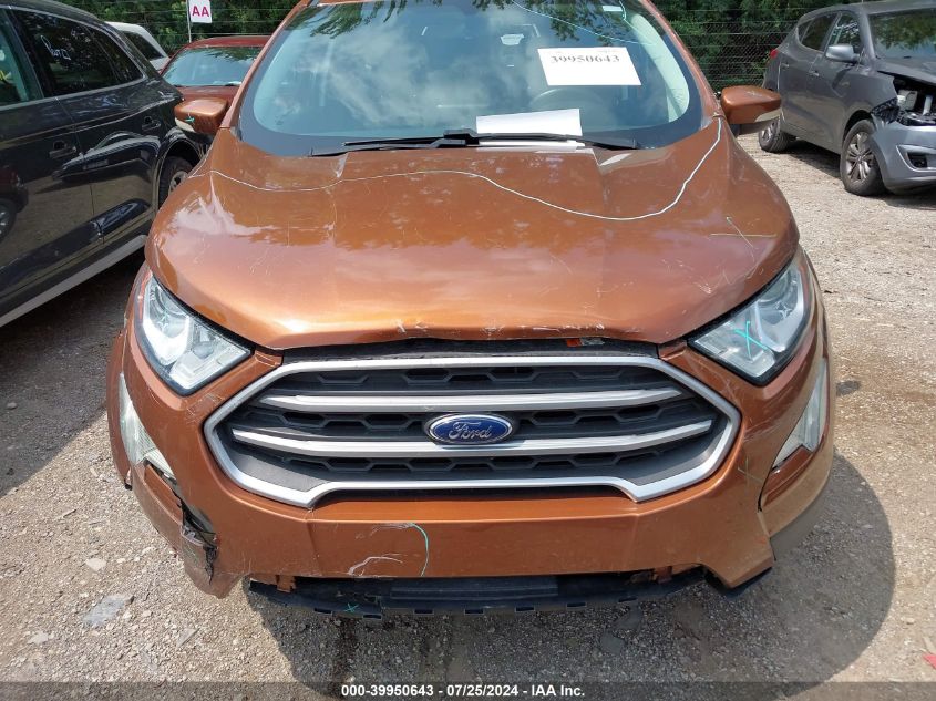 2018 Ford Ecosport Se VIN: MAJ3P1TEXJC205823 Lot: 39950643