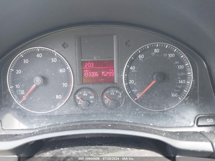 2009 Volkswagen Jetta S VIN: 3VWJZ71K29M098992 Lot: 39950656