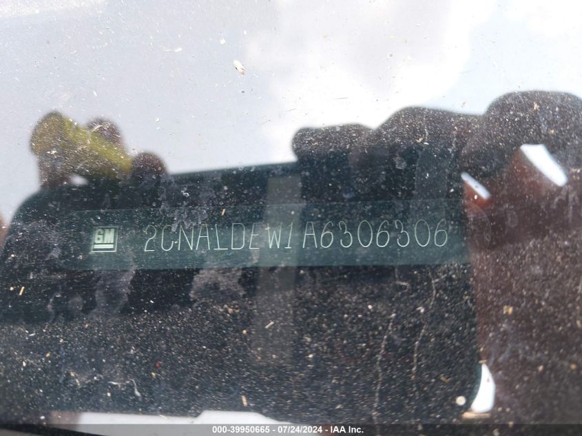 2010 Chevrolet Equinox Lt VIN: 2CNALDEW1A6306306 Lot: 39950665