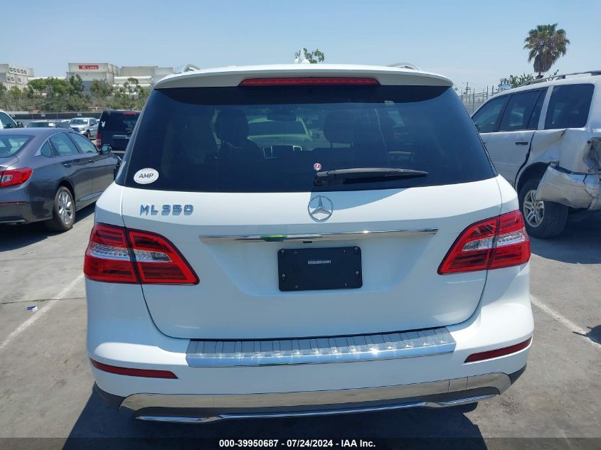 2015 Mercedes-Benz Ml 350 VIN: 4JGDA5JB6FA595091 Lot: 39950687