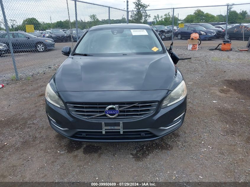 2015 Volvo S60 T5 VIN: YV140MFJ9F1357988 Lot: 39950689