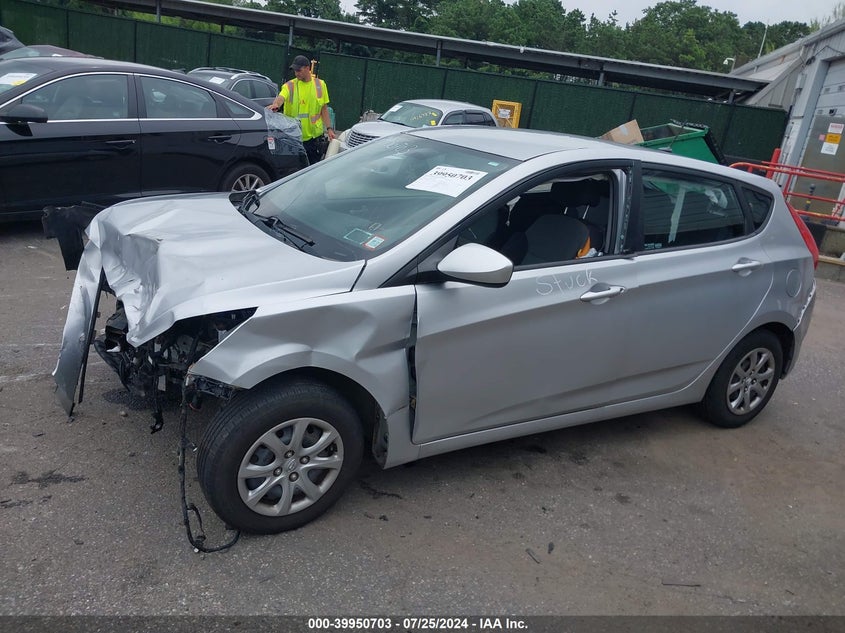 2012 Hyundai Accent Gs VIN: KMHCT5AEXCU021376 Lot: 39950703