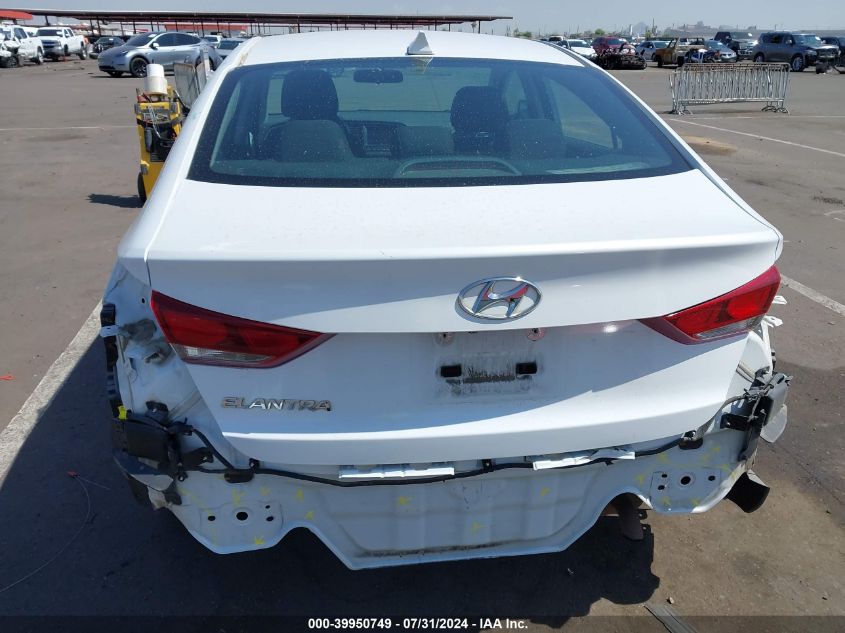 2018 Hyundai Elantra Sel VIN: 5NPD84LF7JH299167 Lot: 39950749