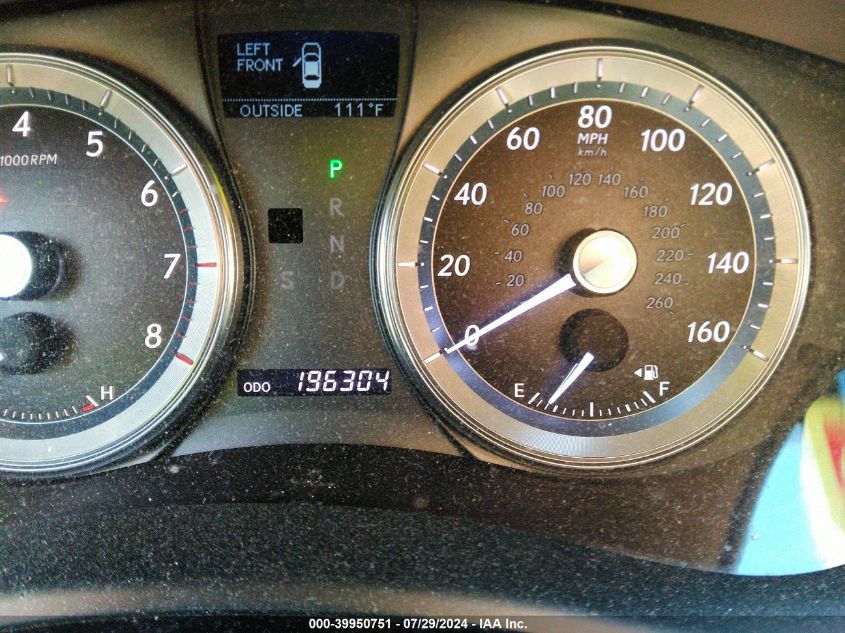 2011 Lexus Es 350 VIN: JTHBK1EG5B2433026 Lot: 39950751