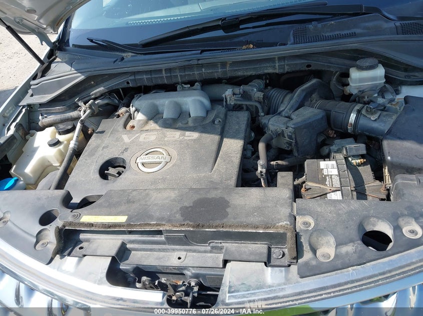2007 Nissan Murano S VIN: JN8AZ08W37W624292 Lot: 39950776