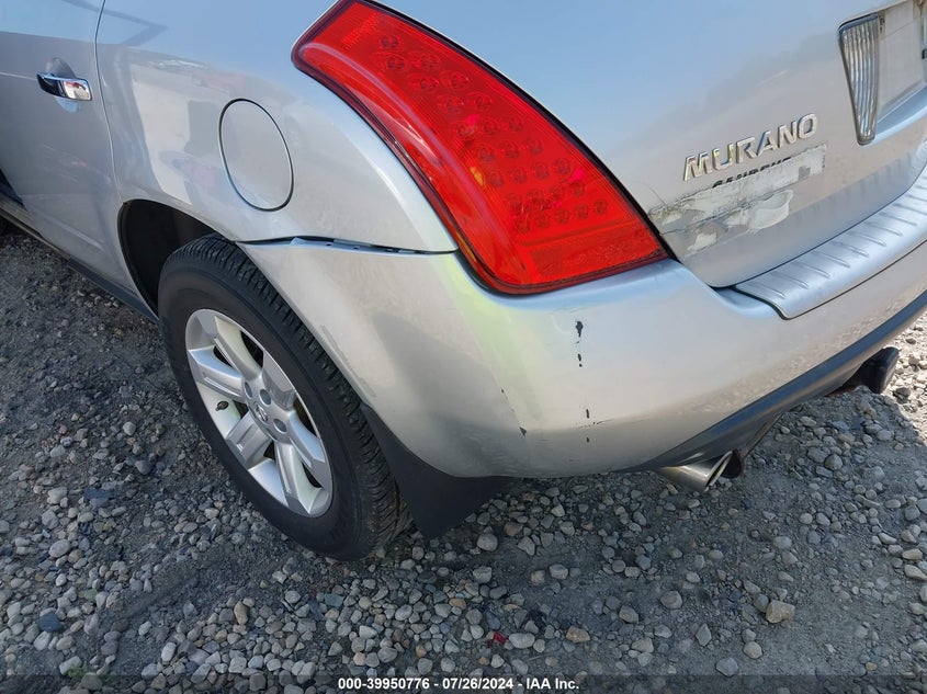 2007 Nissan Murano S VIN: JN8AZ08W37W624292 Lot: 39950776