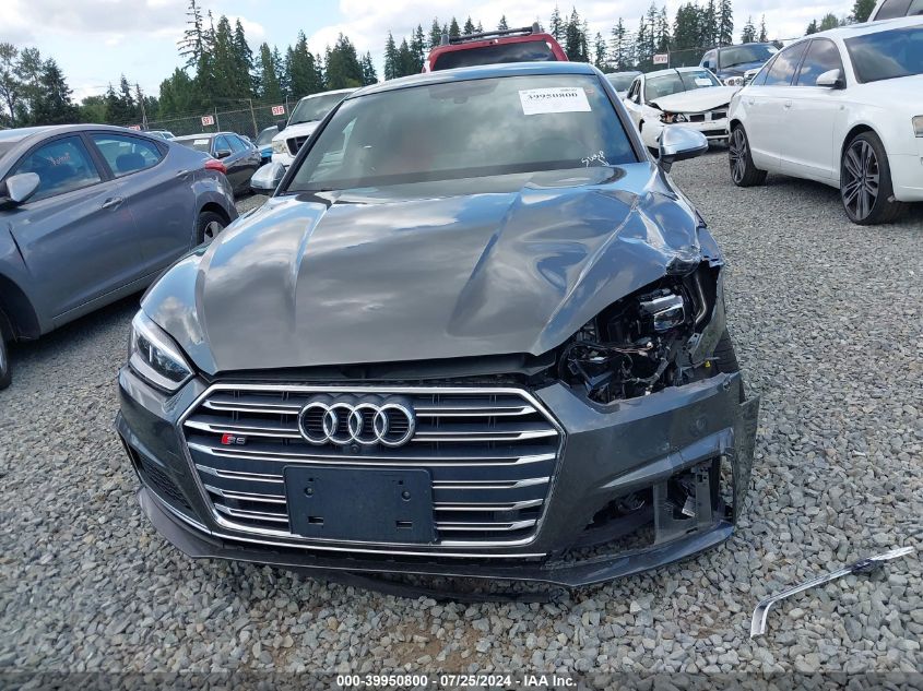 2018 Audi S5 3.0T Premium Plus VIN: WAUC4CF50JA067034 Lot: 39950800