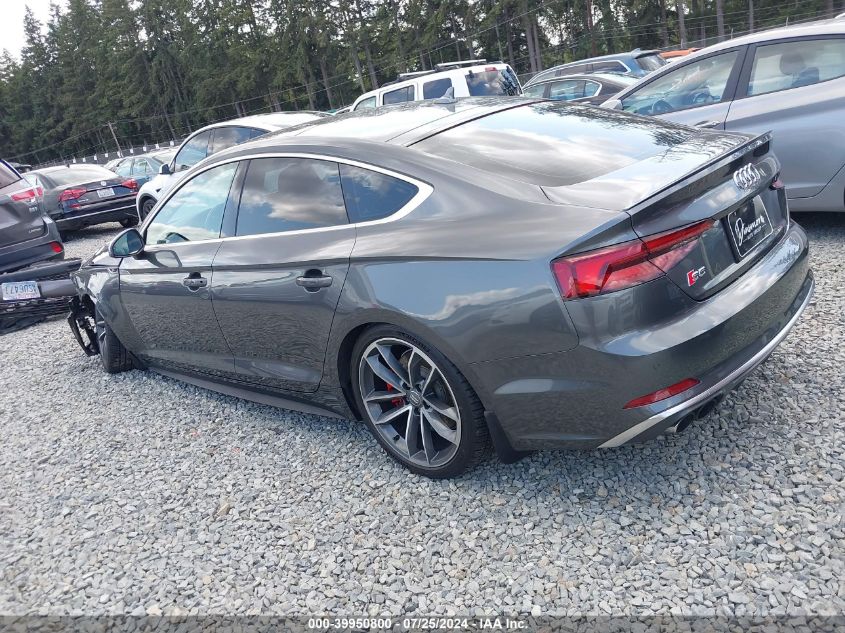 2018 Audi S5 3.0T Premium Plus VIN: WAUC4CF50JA067034 Lot: 39950800