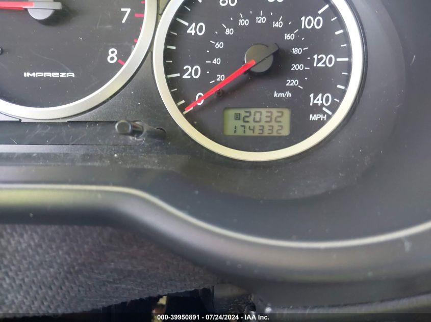 2006 Subaru Impreza Sedan Wrx Tr VIN: JF1GD796X6G523275 Lot: 39950891