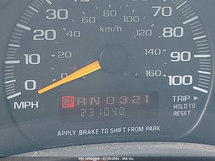 1999 Chevrolet Express G1500 VIN: 1GBFG15R7X1071661 Lot: 39950900