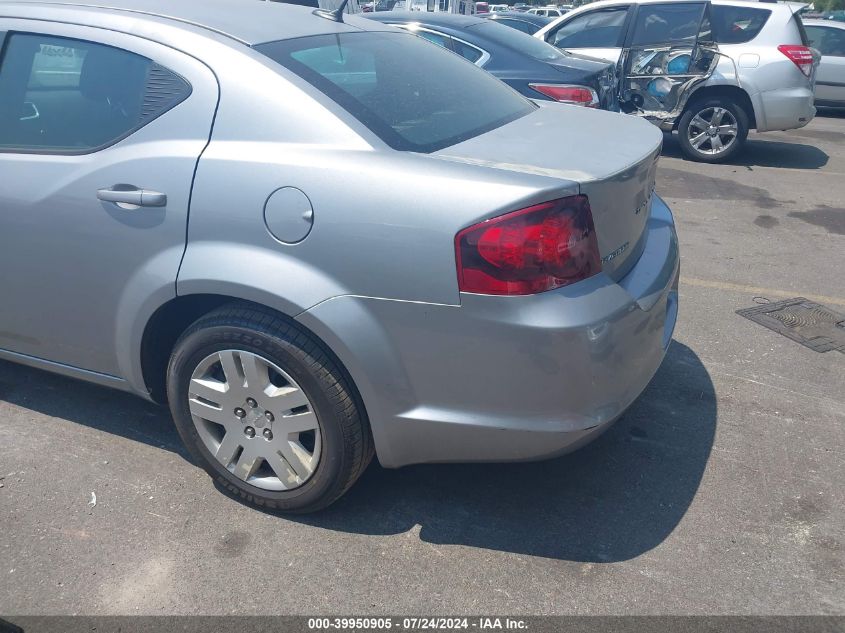2014 Dodge Avenger Se VIN: 1C3CDZAB7EN166505 Lot: 39950905