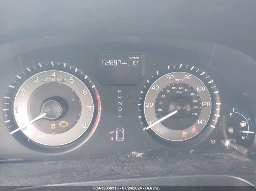 2012 Honda Odyssey Ex-L VIN: 5FNRL5H63CB135905 Lot: 39950915