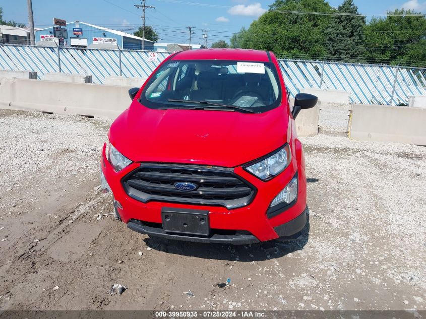 2021 Ford Ecosport S VIN: MAJ3S2FEXMC398849 Lot: 39950935