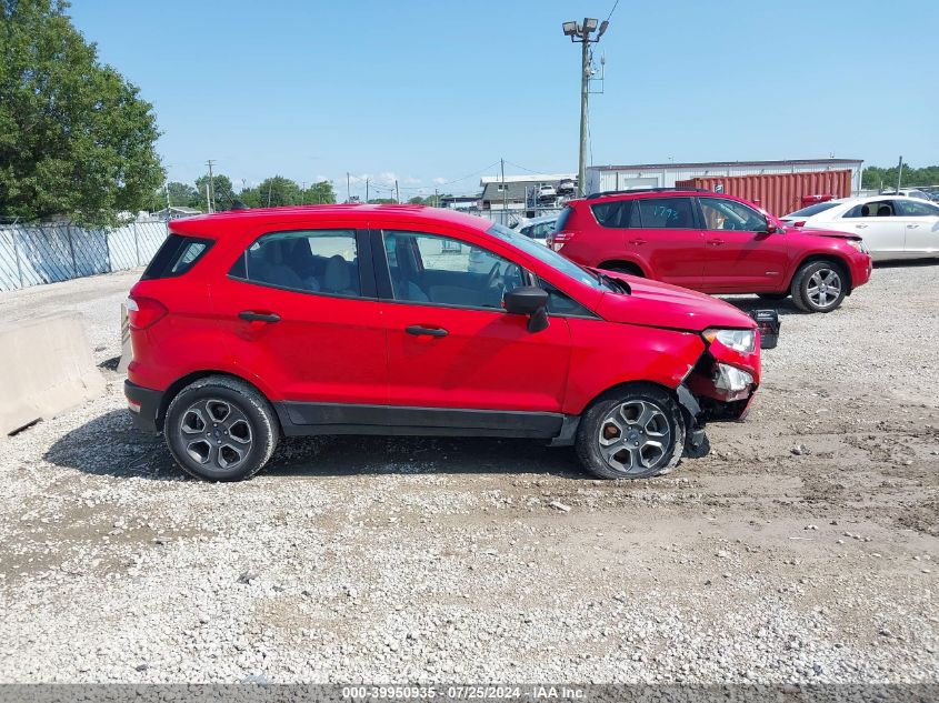 2021 Ford Ecosport S VIN: MAJ3S2FEXMC398849 Lot: 39950935