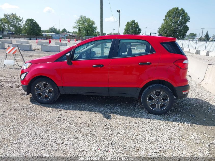 2021 Ford Ecosport S VIN: MAJ3S2FEXMC398849 Lot: 39950935