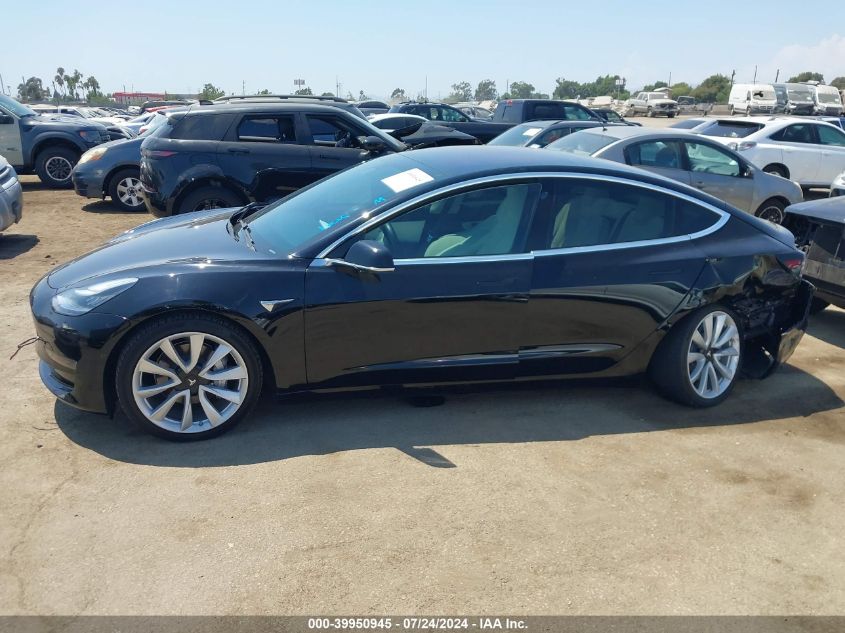 2018 Tesla Model 3 Long Range/Performance VIN: 5YJ3E1EB9JF111776 Lot: 39950945