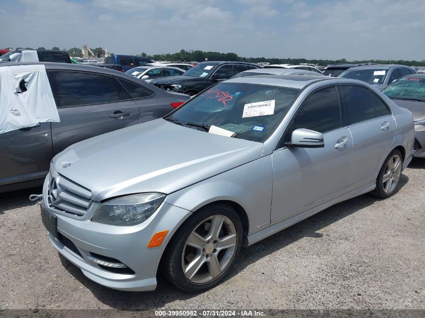 2011 Mercedes-Benz C 300 VIN: WDDGF5EB3BR185606 Lot: 39950982