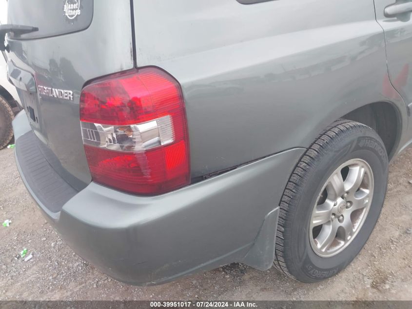 2006 Toyota Highlander V6 VIN: JTEDP21A560111521 Lot: 39951017