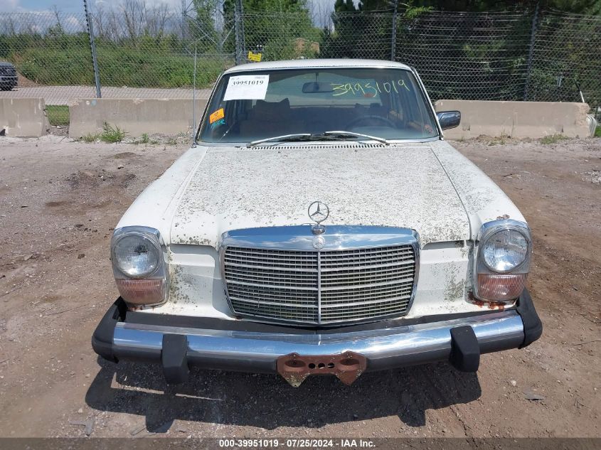 1974 Mercedes-Benz C-Class VIN: 11501712017761 Lot: 39951019