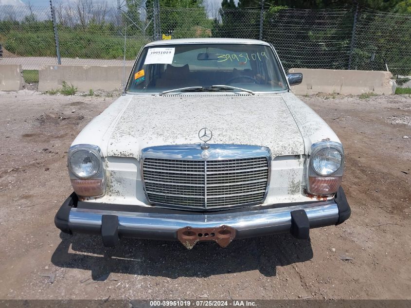 1974 Mercedes-Benz C-Class VIN: 11501712017761 Lot: 39951019