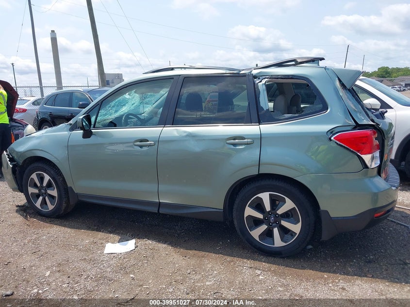 2018 Subaru Forester 2.5I Premium VIN: JF2SJAGCXJH600864 Lot: 39951027