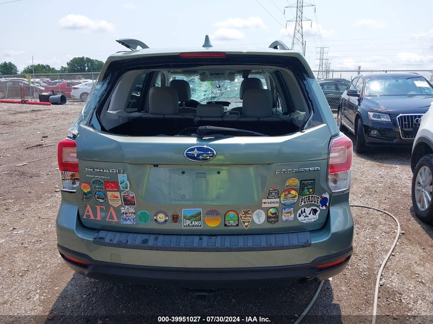 2018 Subaru Forester 2.5I Premium VIN: JF2SJAGCXJH600864 Lot: 39951027