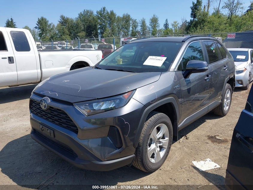 VIN 4T3MWRFV4MU036511 2021 TOYOTA RAV4 HYBRID LE